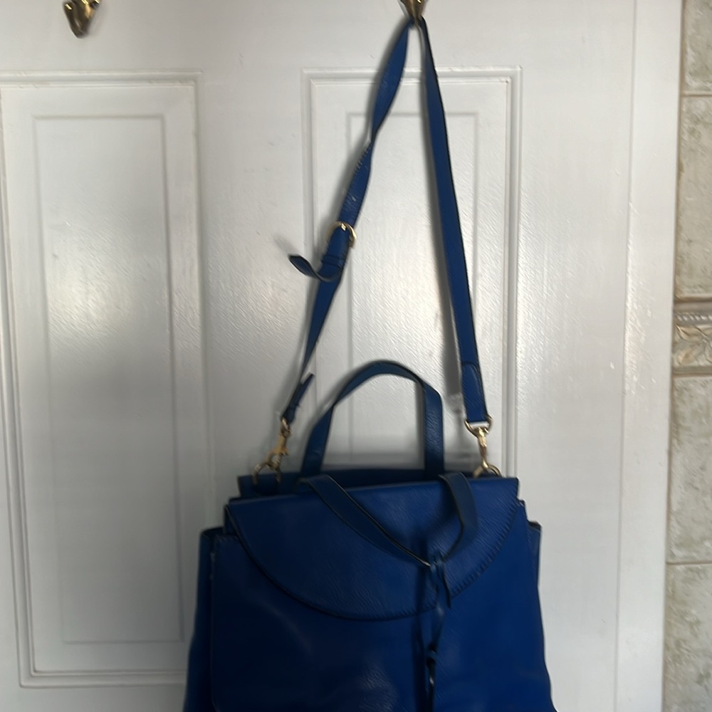 kate spade Cobalt Blue Leather Satchel - Picture 5 of 13